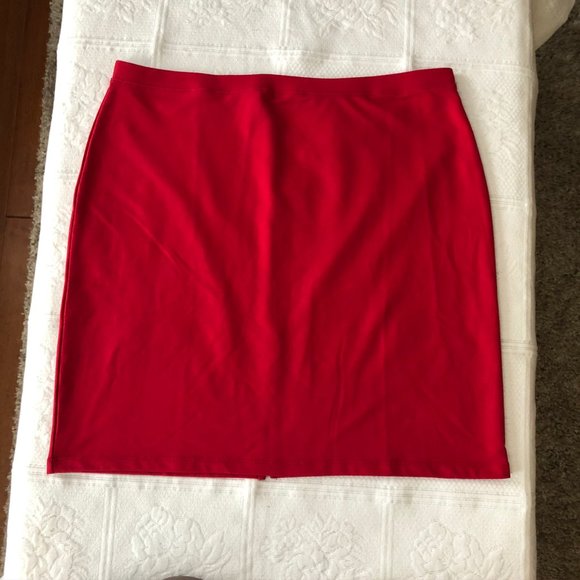 NEW! Susan Graver French Terry Slim Skirt XL - Picture 10 of 12